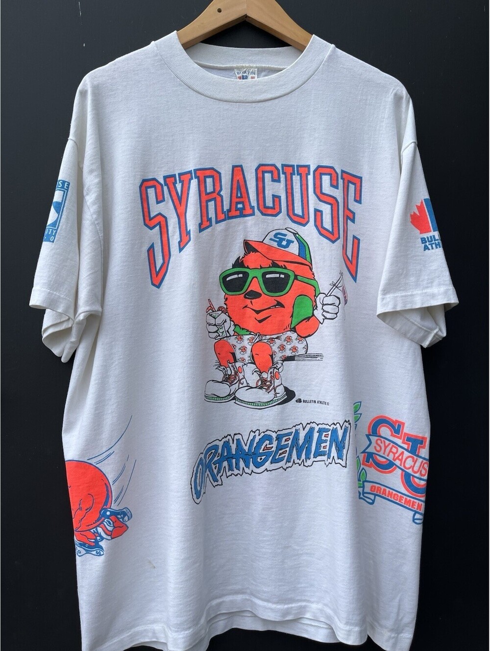 Vintage 90’s Syracuse Orangemen Bulletin Athletic T Shirt